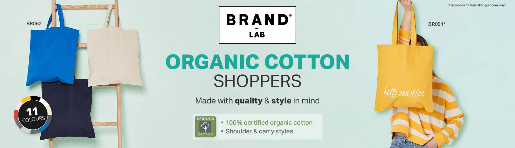 Brand Lab organic shoppers